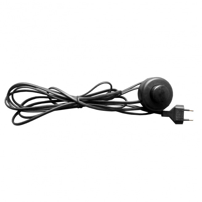 Fil électrique + pied - noir Fil électrique + pied - noir