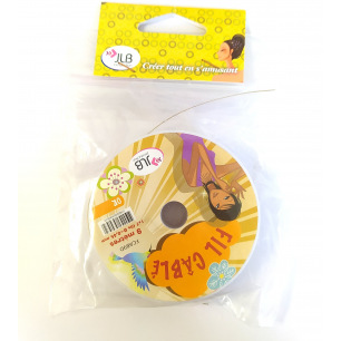 BOBINE FIL Câblé 0,45MM - 9 M BOBINE FIL Câblé 0,45MM - 9 M