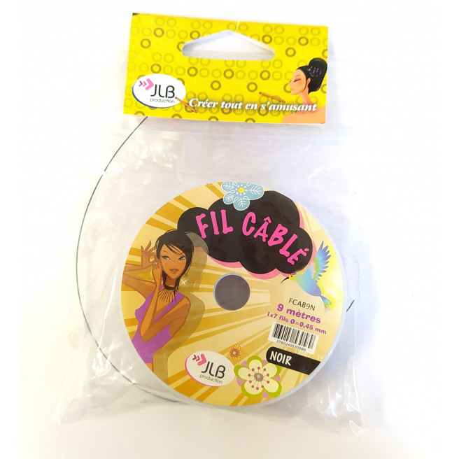 BOBINE FIL Câblé 0,45MM - 9 M