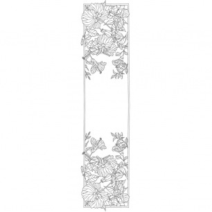 Dessin écharpe - 150 x 40 cm Dessin écharpe - 150 x 40 cm