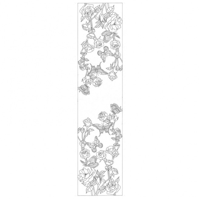 Dessin écharpe - 150 x 40 cm