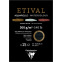 Etival Noir - Block glued 1 side - 15 sheets - 300g double grain