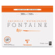 Fontaine bloc collé - Grain satiné - Aquarelle 300 gr - Clairefontaine