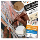 Canvas to paint Cosmos block glued 10 sheets - 200g