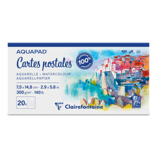 Bloc Aquarelle Carte Postale - Clairefontaine Bloc Aquarelle Carte Postale - Clairefontaine