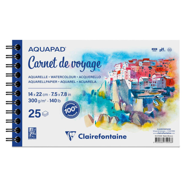 Travel diary Watercolor - Clairefontaine Travel diary Watercolor - Clairefontaine