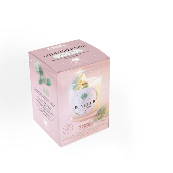 KIT Bougie DIY LITHOTHERAPIE - Graine Créative