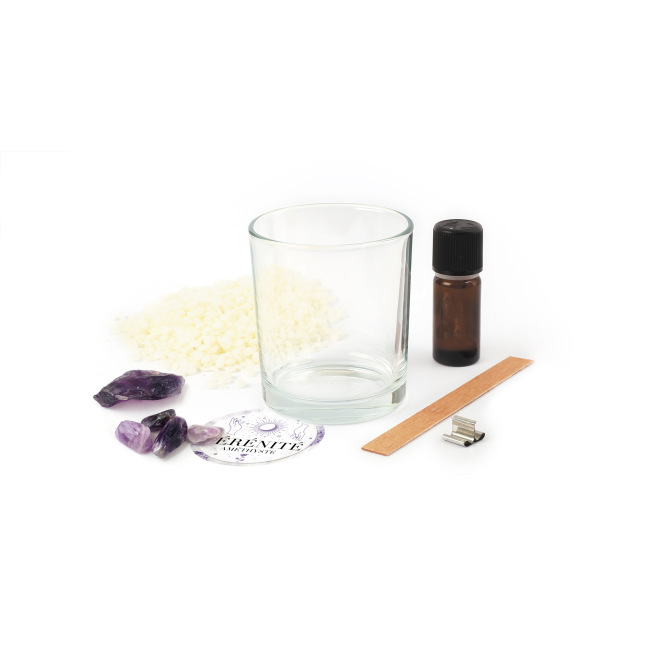 KIT Bougie DIY LITHOTHERAPIE - Graine Créative