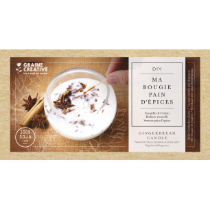 Coffret DIY Ma bougie pain d'épices - Graine Créative