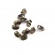 Poussoir papillon pour boucles d'oreilles bronze