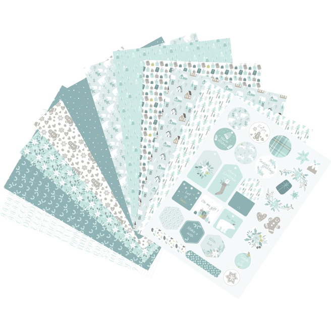 Papier créatif imprimé A4 - Bloc de 20 f. - Clairefontaine Papier créatif imprimé A4 - Bloc de 20 f. - Clairefontaine