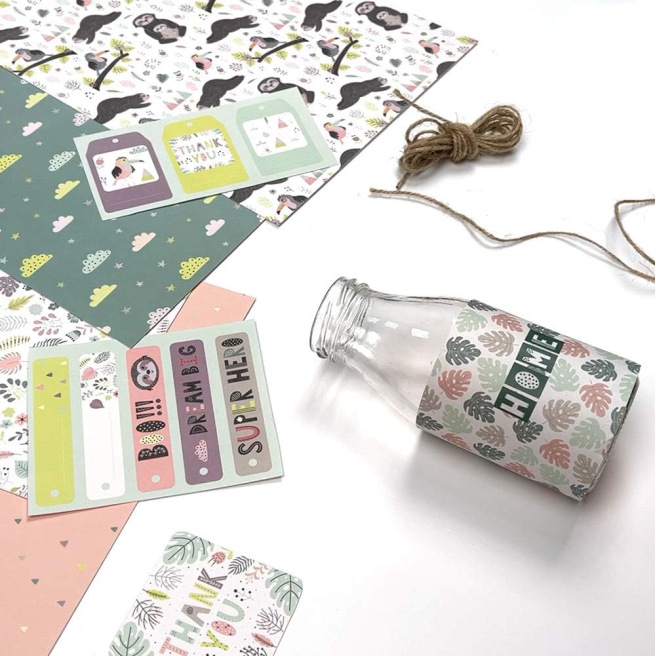 Papel creativo impreso A4 - Bloque de 20 f. -Clairefontaine Papel creativo impreso A4 - Bloque de 20 f. -Clairefontaine