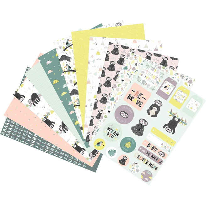 Papier créatif imprimé A4 - Bloc de 20 f. - Clairefontaine Papier créatif imprimé A4 - Bloc de 20 f. - Clairefontaine