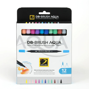 Rotulador acuarelable DB Brush Aqua - Caja Dalbe Rotulador acuarelable DB Brush Aqua - Caja Dalbe