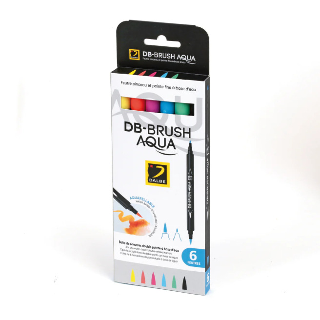 Feutre aquarelle DB Brush Aqua - Coffret Dalbe