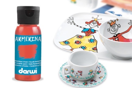 Darwi Armerina - Pintura para porcelana y cerámica