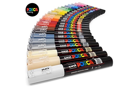 Coffret de 24 pastels Posca