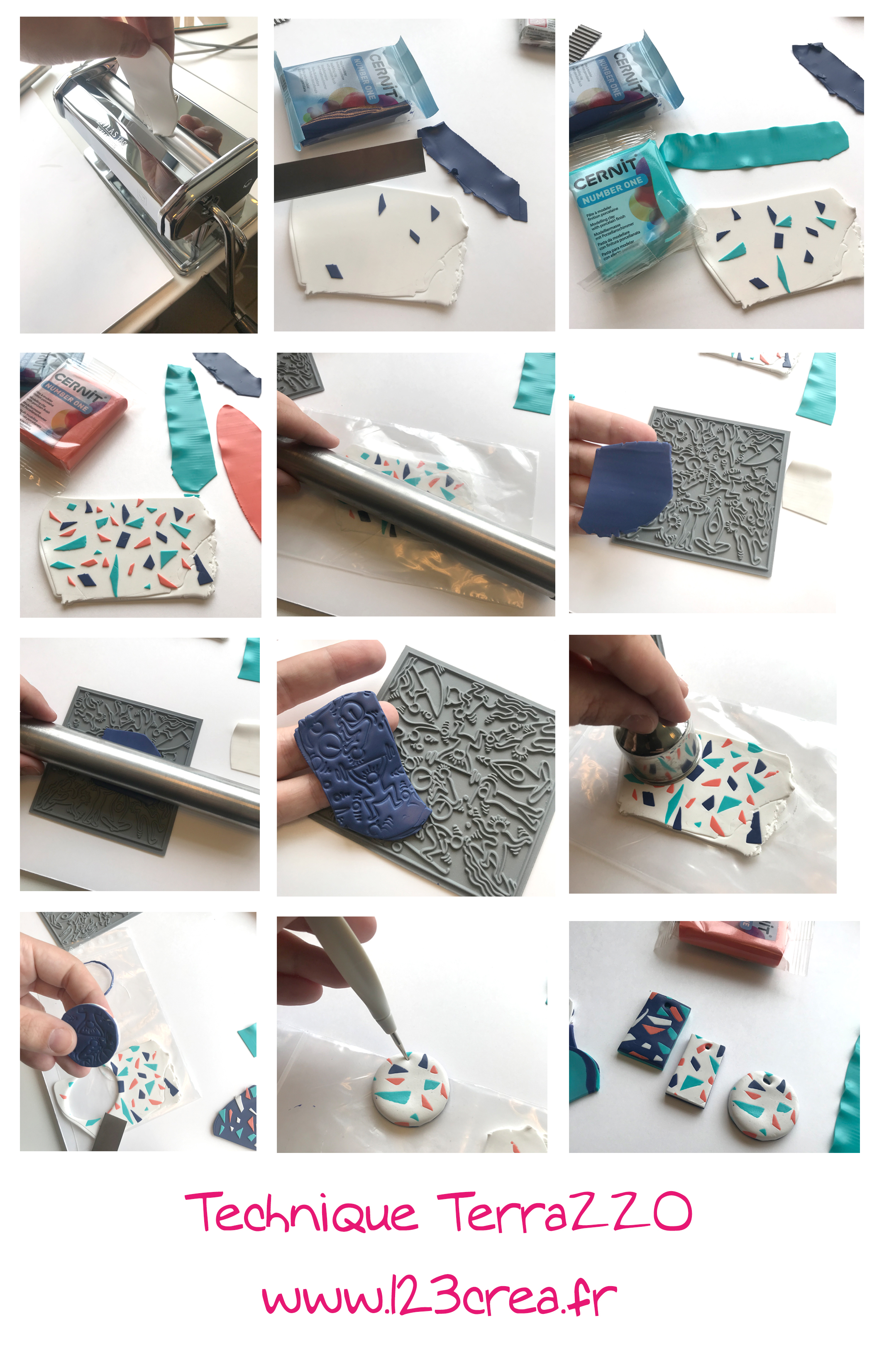 TUTORIEL PORTE-CLÉS EN PÂTE POLYMÈRE FIMO LEATHER